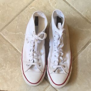 White High Top Converse